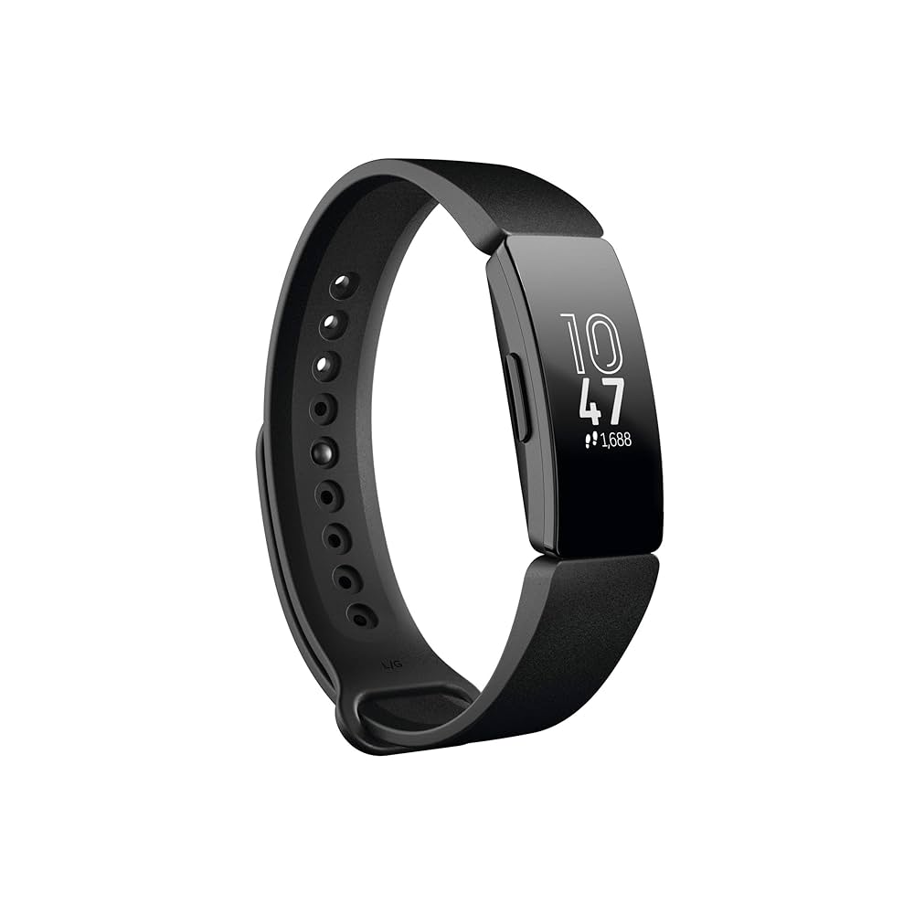 シズ　fitbit inspire Fitbit Inspire Fitness Tracker, Black, One Size (s & L Bands